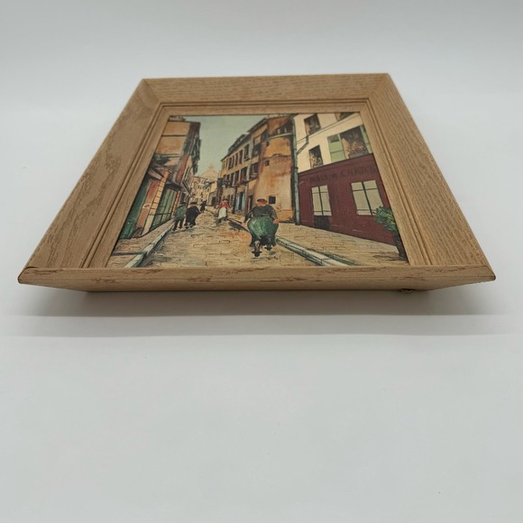 Maurice Utrillo Montmartre France Street Scene Framed Museum Art Reproduction - Picture 5 of 7